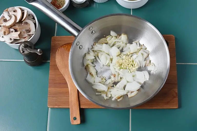 Step 1 - Sauteed Mushrooms and Zucchini