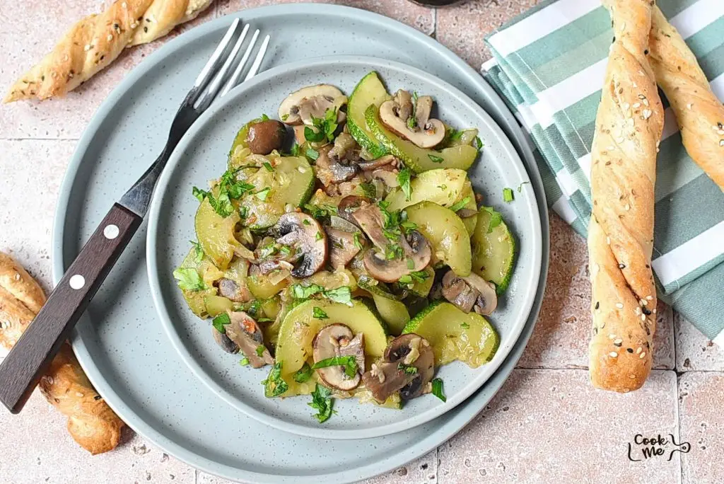 Sauteed Mushrooms and Zucchini