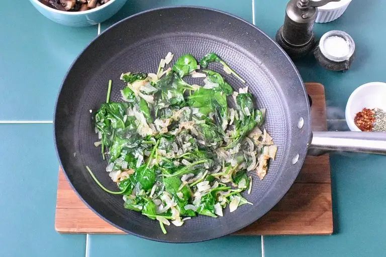 Step 6 - Spinach Mushroom Quinoa Skillet