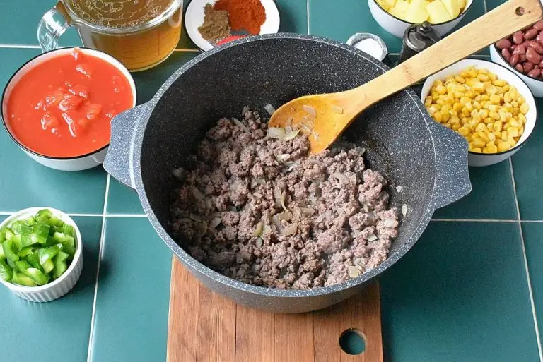 Step 1 - The Best Cowboy Soup with Ground Beef