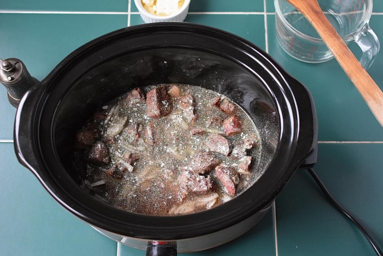 Step 4 - Slow Cooker Steak Bites