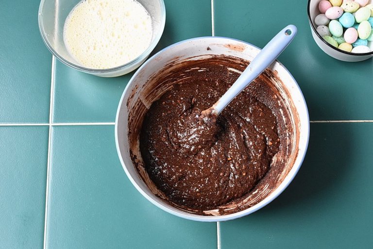 Step 3 - Easter Brownies