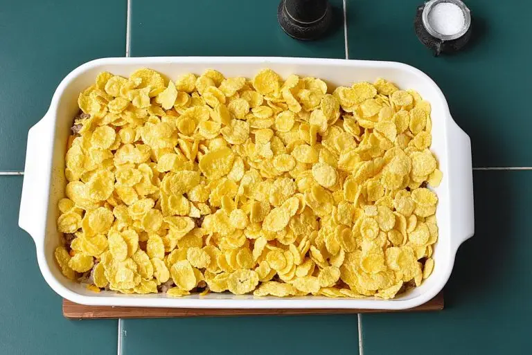 Step 10 - Eggless Breakfast Casserole with Sausage