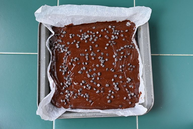 Step 10 - Eggless Brownie Recipe
