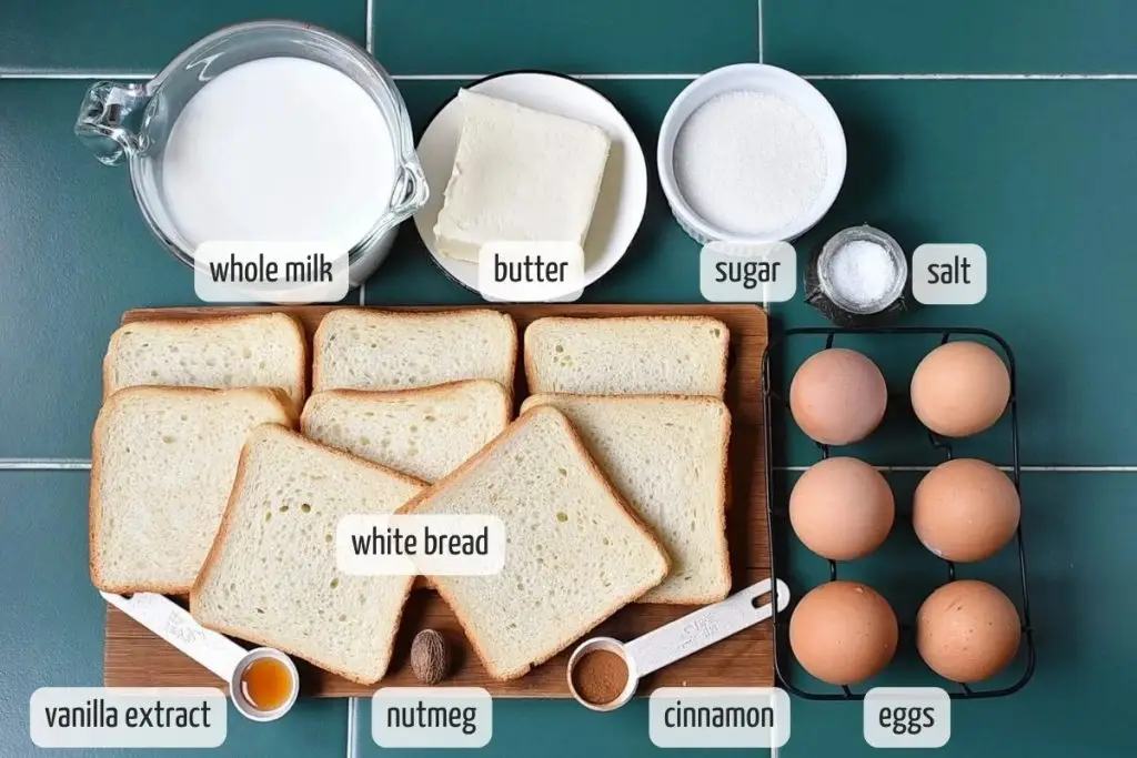 Ingredients for French Toast Recipe: A Delicious Classic