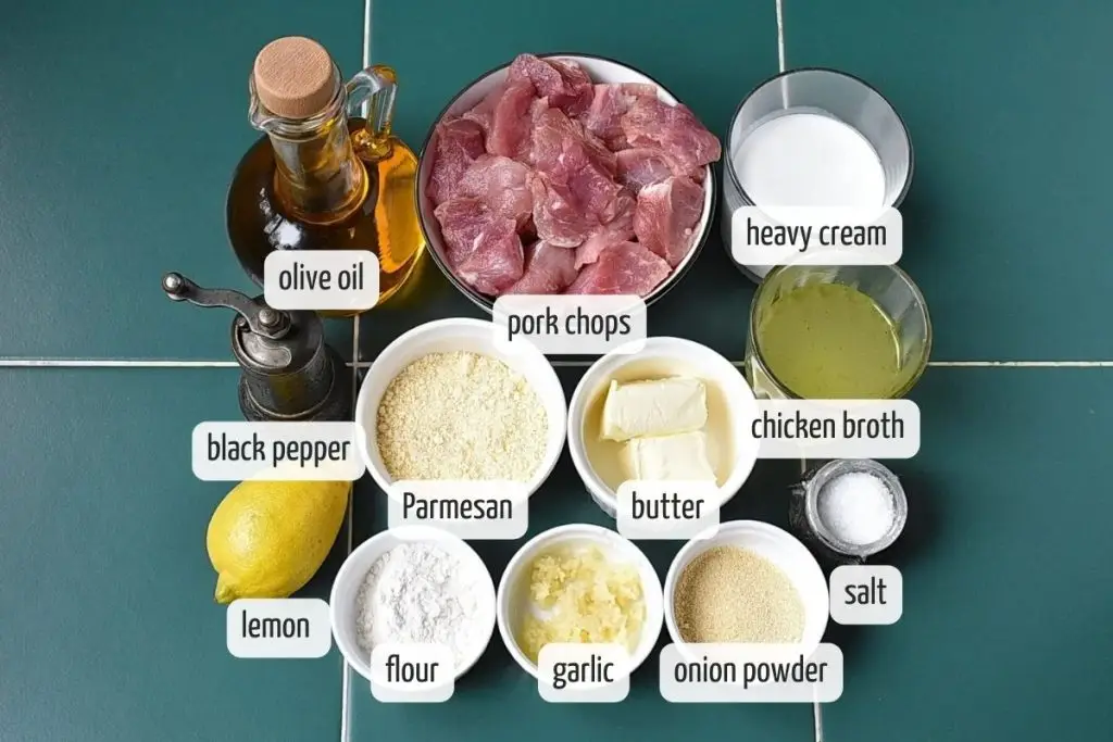 Ingredients for Garlic Butter Pork Bites