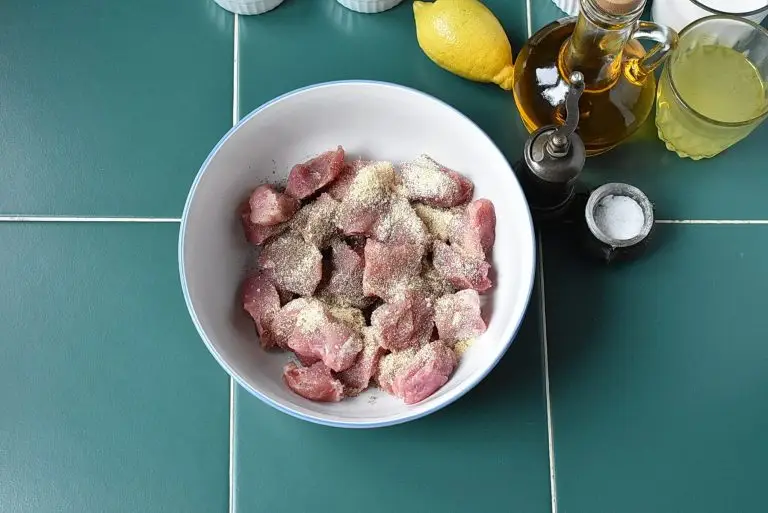 Step 1 - Garlic Butter Pork Bites