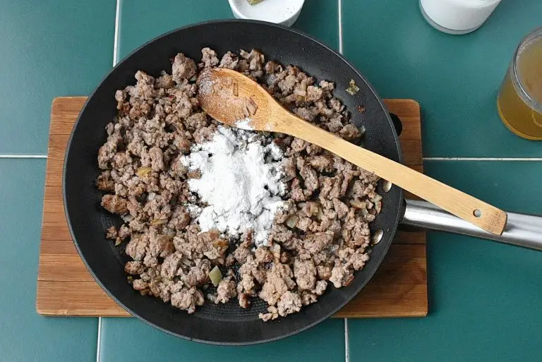 Step 3 - Hamburger Gravy Recipe