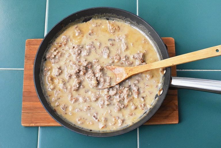 Step 5 - Hamburger Gravy Recipe