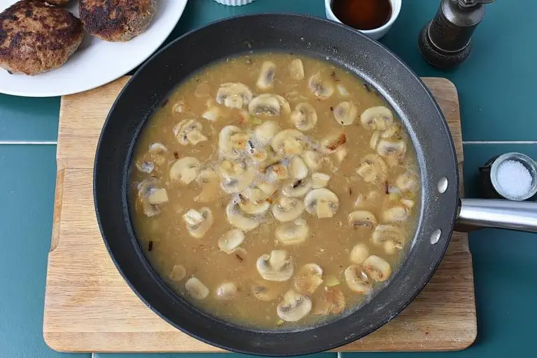 Step 11 - Salisbury Steak with Savory Mushroom Gravy