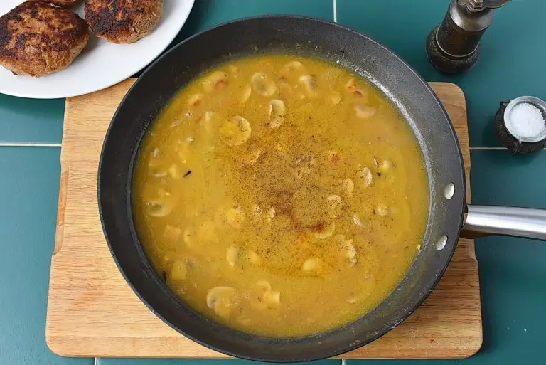 Step 12 - Salisbury Steak with Savory Mushroom Gravy