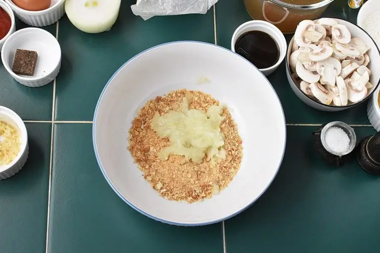 Step 1 - Salisbury Steak with Savory Mushroom Gravy