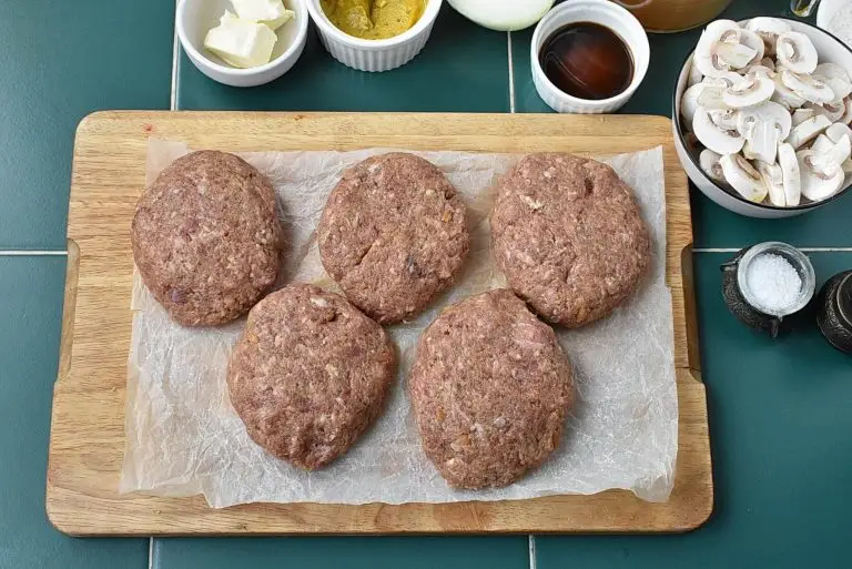 Step 4 - Salisbury Steak with Savory Mushroom Gravy