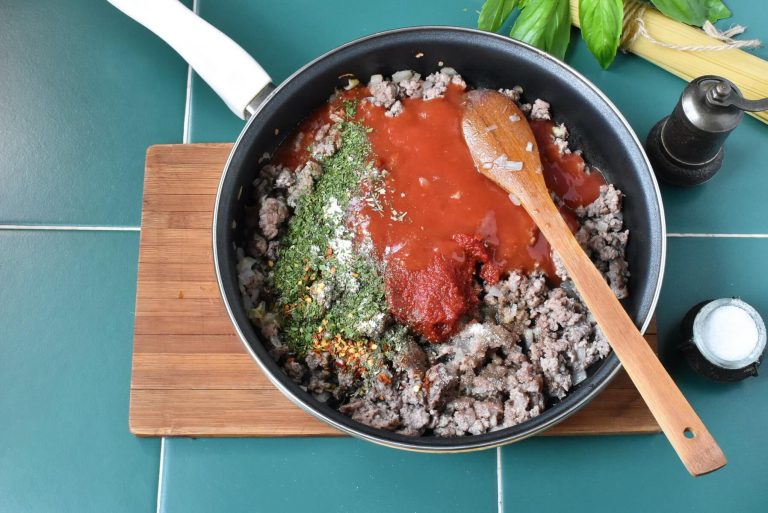 Step 3 - Spaghetti Sauce Recipe