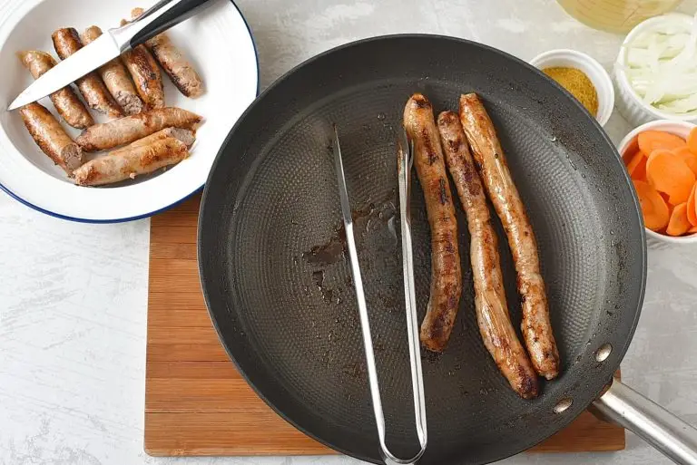 Step 1 - Curried Sausages Recipe