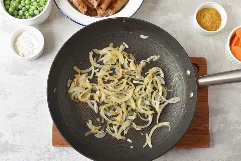 Step 2 - Curried Sausages Recipe