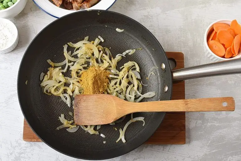 Step 3 - Curried Sausages Recipe
