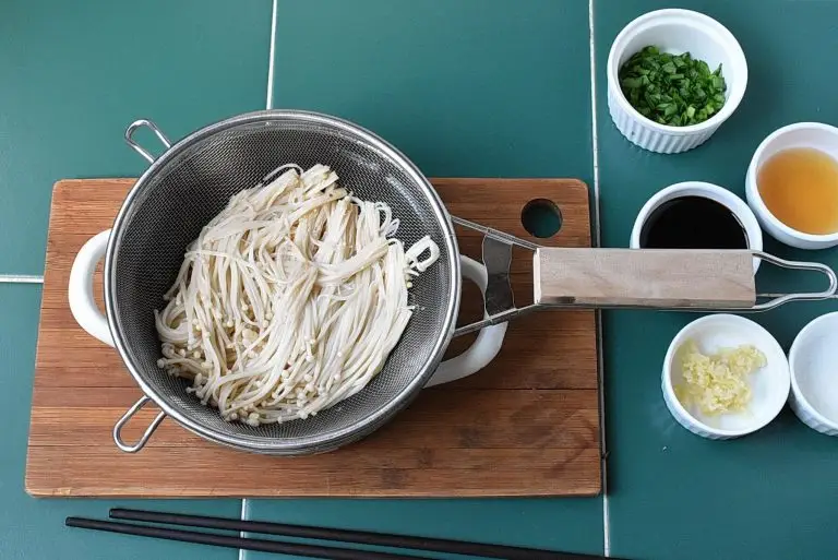 Step 3 - Enoki Mushroom Recipe