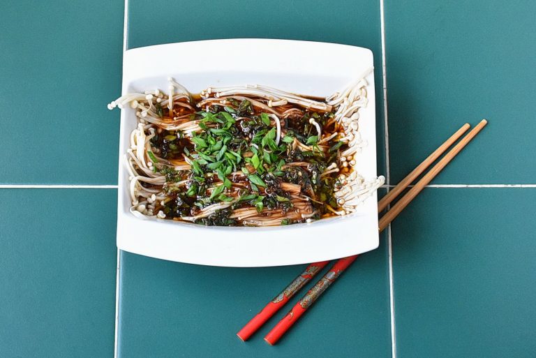Step 7 - Enoki Mushroom Recipe