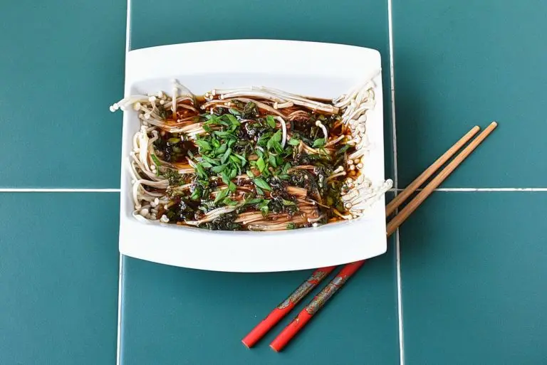 Step 7 - Enoki Mushroom Recipe