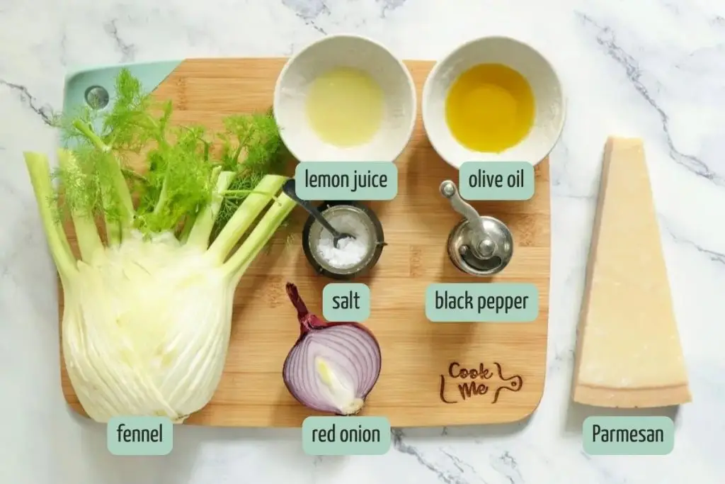 Ingredients for Fennel Salad