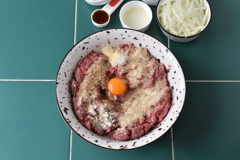 Step 1 - Hamburger Steak with Onions and Gravy