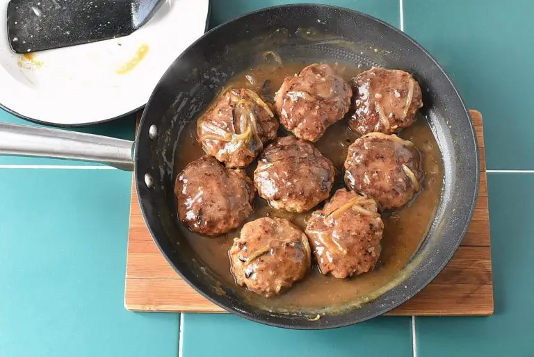 Step 6 - Hamburger Steak with Onions and Gravy