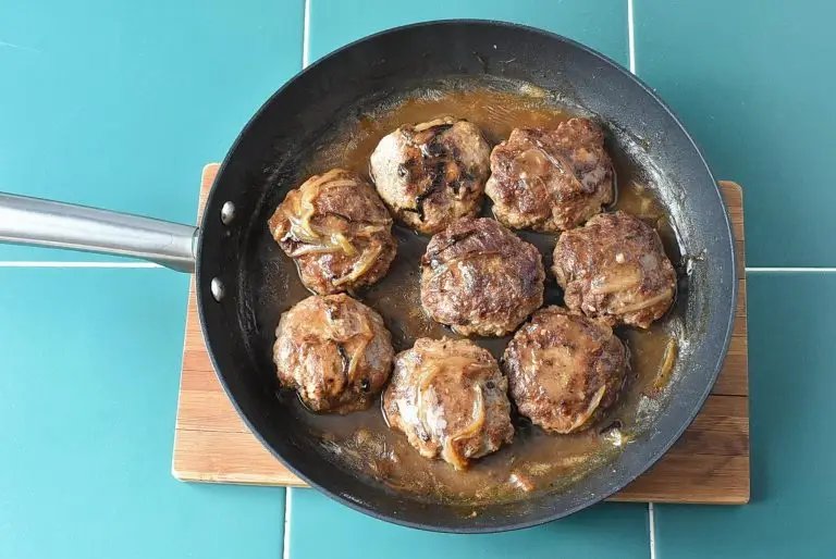 Step 6 - Hamburger Steak with Onions and Gravy