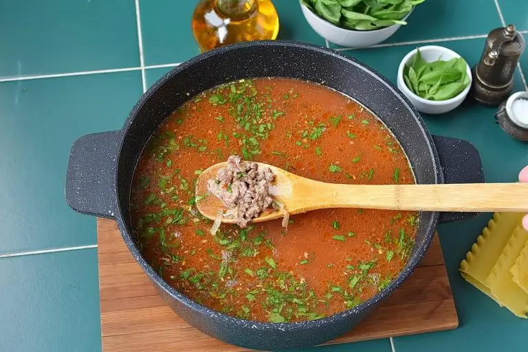 Step 6 - Lasagna Soup Recipe