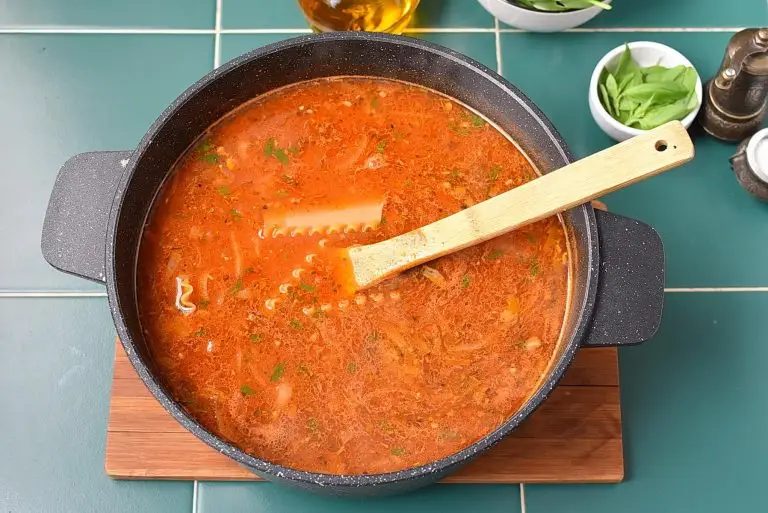 Step 7 - Lasagna Soup Recipe
