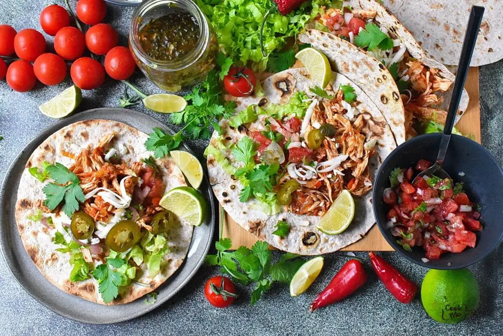 Shredded Chicken Tacos