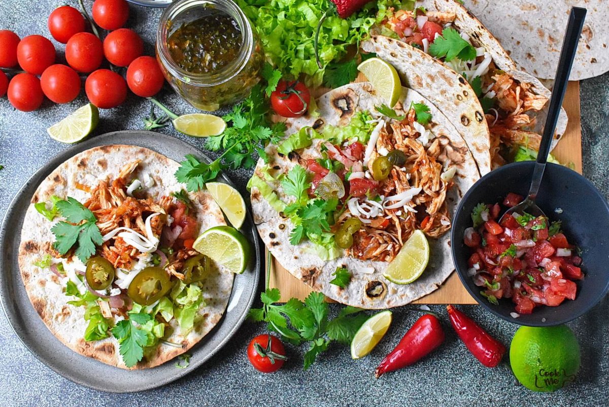 Shredded Chicken Tacos