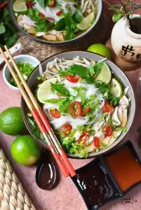 Vietnamese Pho Ga Soup