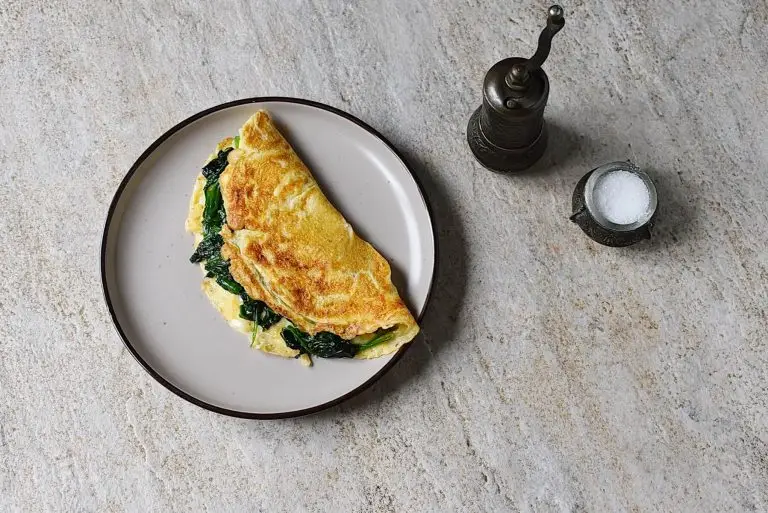 Step 8 - Spinach Omelet
