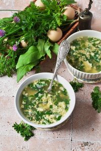 Stracciatella Soup (Italian Egg Drop Soup)