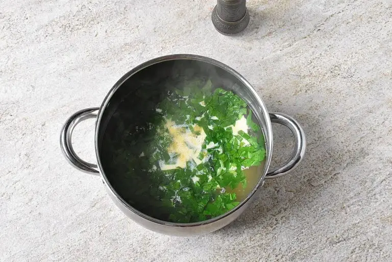 Step 4 - Stracciatella Soup (Italian Egg Drop Soup)
