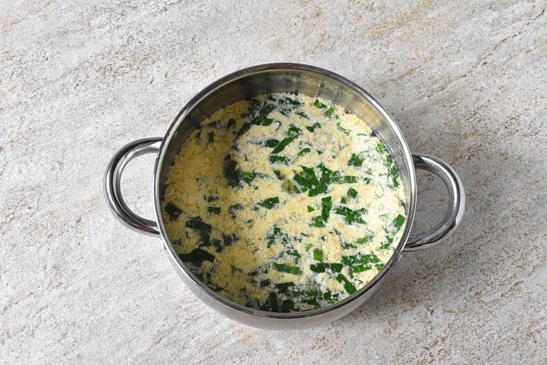 Step 4 - Stracciatella Soup (Italian Egg Drop Soup)