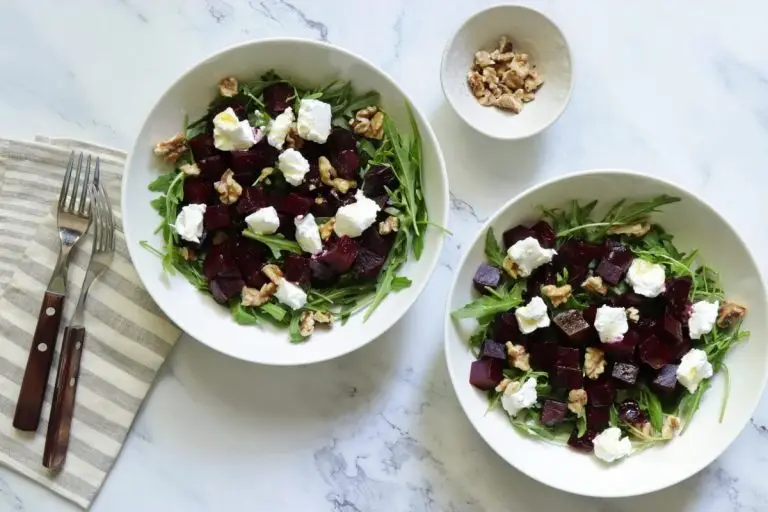 Step 4 - Arugula Beet Salad with Goat Cheese