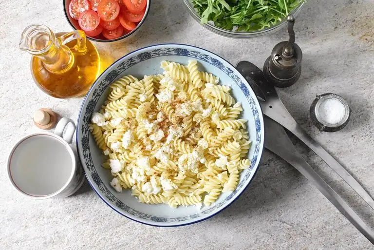 Step 3 - Arugula Pasta Salad