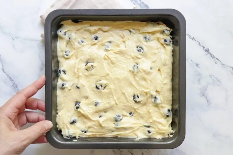Step 10 - Blueberry Coffee Cake Recipe