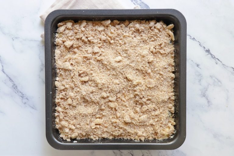 Step 11 - Blueberry Coffee Cake Recipe
