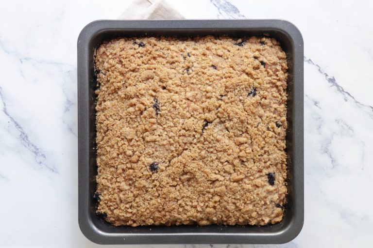 Step 12 - Blueberry Coffee Cake Recipe