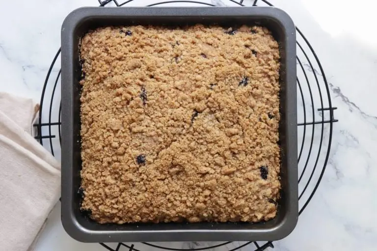 Step 13 - Blueberry Coffee Cake Recipe