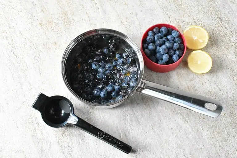 Step 1 - Blueberry Compote