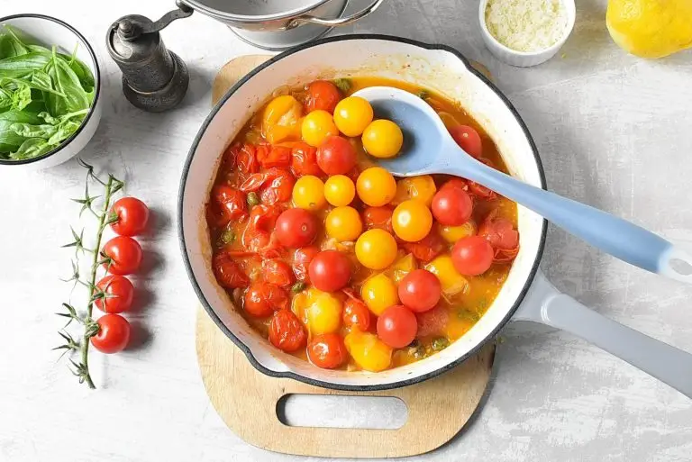 Step 4 - Cherry Tomato Pasta
