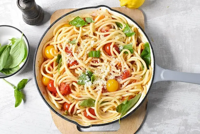 Step 6 - Cherry Tomato Pasta