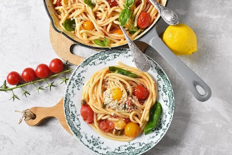 Step 7 - Cherry Tomato Pasta