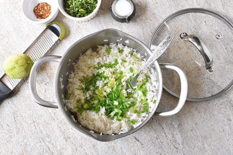 Step 4 - Cilantro Lime Rice