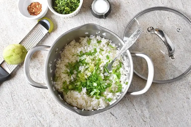 Step 4 - Cilantro Lime Rice