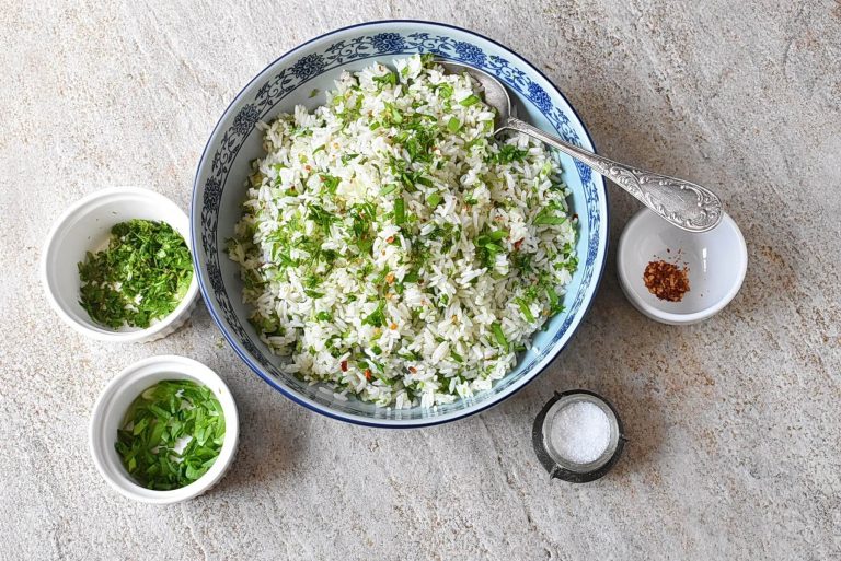 Step 6 - Cilantro Lime Rice